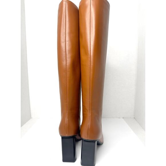 Co. Brown Leather Riding Boots Women’s Tall Equestrian Designer Luxury EU 36 - Picture 9 of 10